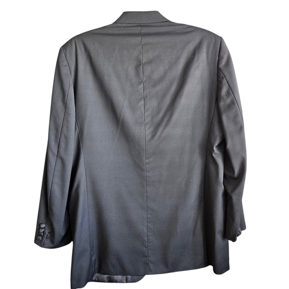 Ralph Lauren Blazer Mens 44XL Gray 3-Button Wool Jacket USA Made - Picture 2 of 13